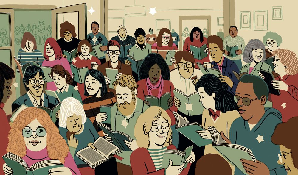 The book club
Boston Globe Magazine
HOW A DOZEN BOOK GROUPS SPRANG TO LIFE ONE NIGHT IN NEWBURYPORT